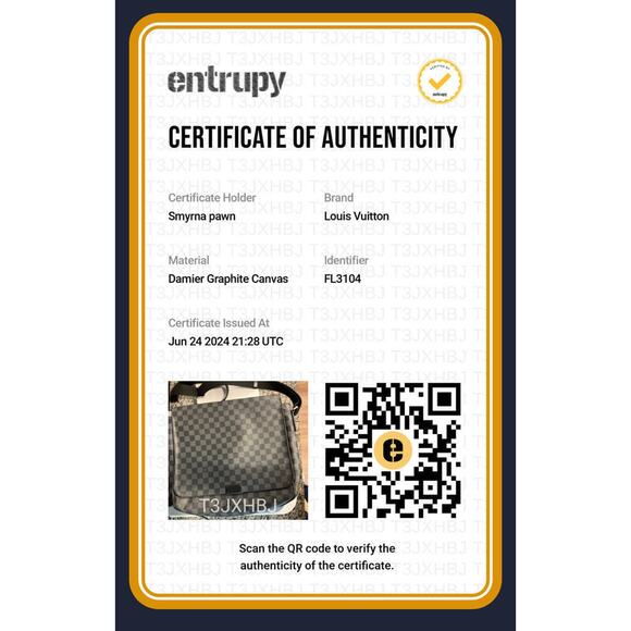 Louis Vuitton Damier Graphite District GM Messenger Bag FL3104 - 335391 - Picture 15 of 16